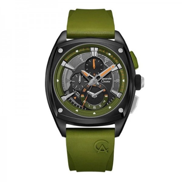 Alexandre Christie AC 6591 Black Green Army MCRTBBAGN